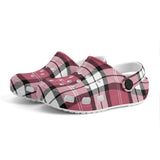Nisbit TARTAN Kids Clogs - FREE P&P WORLDWIDE