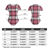 Tartan Womens Soft Short Sleeve Bodysuit - FREE p&p Worldwide