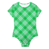 Tartan Womens Soft Short Sleeve Bodysuit - FREE p&p Worldwide