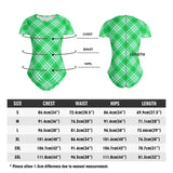 Tartan Womens Soft Short Sleeve Bodysuit - FREE p&p Worldwide