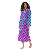 HD Tartan Womens Bathrobe - Free p&p Worldwide