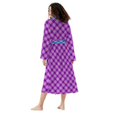 HD Tartan Womens Bathrobe - Free p&p Worldwide