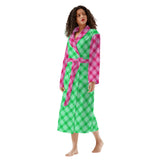 HD Tartan Womens Bathrobe - Free p&p Worldwide