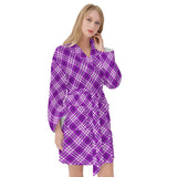 HD Tartan Women's Bathrobe - Free p&p Worldwide