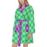 HD Tartan Women's Bathrobe - Free p&p Worldwide