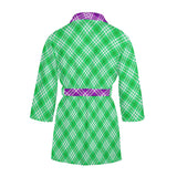 HD Tartan Women's Bathrobe - Free p&p Worldwide