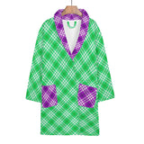 HD Tartan Women's Bathrobe - Free p&p Worldwide