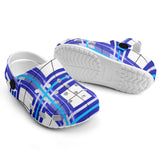 Cumbrae Skye Tartan - Kids Tartan Soft Clog Sandals - FREE p&p Worldwide