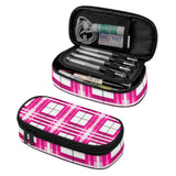 HD Tartan 3-Layer Pencil Case - FREE p&p Worldwide