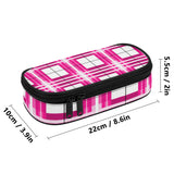 HD Tartan 3-Layer Pencil Case - FREE p&p Worldwide
