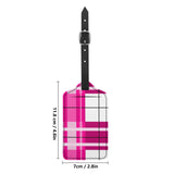 Tartan Luggage Tags - Free p&p Worldwide