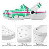 A HD TARTAN Green - Ladies TARTAN SOFT SANDALS - FREE P&P WORLDWIDE