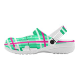 A HD TARTAN Green - Ladies TARTAN SOFT SANDALS - FREE P&P WORLDWIDE