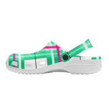 A HD TARTAN Green - Ladies TARTAN SOFT SANDALS - FREE P&P WORLDWIDE