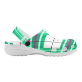 A HD TARTAN Green - Ladies TARTAN SOFT SANDALS - FREE P&P WORLDWIDE