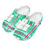 A HD TARTAN Green - Ladies TARTAN SOFT SANDALS - FREE P&P WORLDWIDE