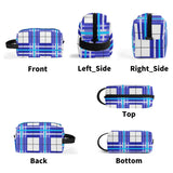 Cumbrae Sky Tartan - Travel Cosmetic Bag - FREE P&P Worldwide