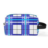 Cumbrae Sky Tartan - Travel Cosmetic Bag - FREE P&P Worldwide