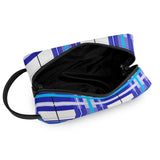Cumbrae Sky Tartan - Travel Cosmetic Bag - FREE P&P Worldwide