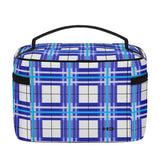 Cumbrae Sky Tartan Cosmetic Bag - Free Worldwide P&P