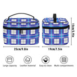 Cumbrae Sky Tartan Cosmetic Bag - Free Worldwide P&P