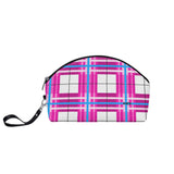 Islay Sky Tartan Curved Cosmetic Bag - Free p&p Worldwide