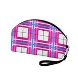 Islay Sky Tartan Curved Cosmetic Bag - Free p&p Worldwide
