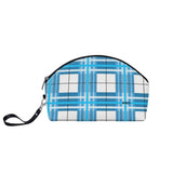 Jura Sky Tartan Curved Cosmetic Bag - Free p&p Worldwide