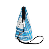 Jura Sky Tartan Curved Cosmetic Bag - Free p&p Worldwide