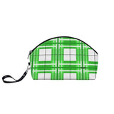 Colonsay Sky Tartan Curved Cosmetic Bag - Free p&p Worldwide