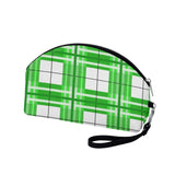 Colonsay Sky Tartan Curved Cosmetic Bag - Free p&p Worldwide