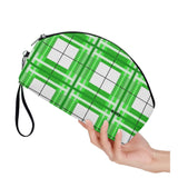 Colonsay Sky Tartan Curved Cosmetic Bag - Free p&p Worldwide