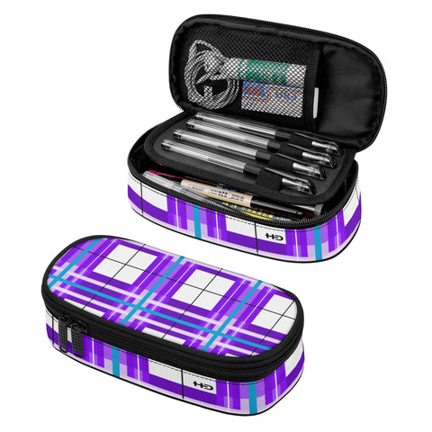 HD Gigha Sky Tartan - 3-Layer Pencil Case - Free p&p worldwide
