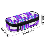 HD Gigha Sky Tartan - 3-Layer Pencil Case - Free p&p worldwide