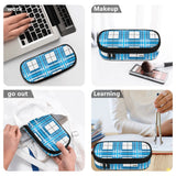HD Jura Sky Tartan - 3-Layer Pencil Case - Free p&p worldwide