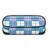 HD Bute Sky Tartan - 3-Layer Pencil Case - Free p&p worldwide