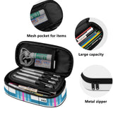 HD Bute Sky Tartan - 3-Layer Pencil Case - Free p&p worldwide
