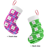 HD Islay & Colonsay Sky Tartan Christmas Stocking - Free p&p Worldwide