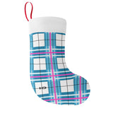 HD Bute Sky Tartan Christmas Stocking - Free p&p Worldwide