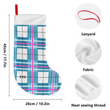 HD Bute Sky Tartan Christmas Stocking - Free p&p Worldwide