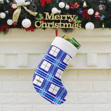 HD Cumbrae Sky Tartan Christmas Stocking - Free p&p Worldwide