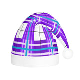 Tartan Christmas Santa Hats - Free P&P Worldwide