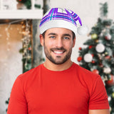 Tartan Christmas Santa Hats - Free P&P Worldwide