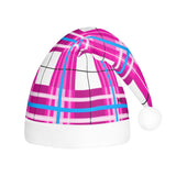 Tartan Christmas Santa Hats - Free P&P Worldwide