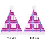 Tartan Christmas Santa Hats - Free P&P Worldwide