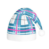 Tartan Christmas Santa Hats - Free P&P Worldwide