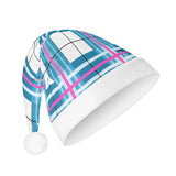 Tartan Christmas Santa Hats - Free P&P Worldwide