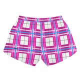 HD Islay Sky Tartan - Women's Casual Beach Shorts - Free p&p Worldwide