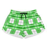 HD Colonsay Sky Tartan - Women's Casual Beach Shorts - Free p&p Worldwide