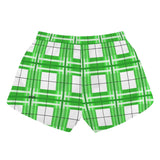 HD Colonsay Sky Tartan - Women's Casual Beach Shorts - Free p&p Worldwide